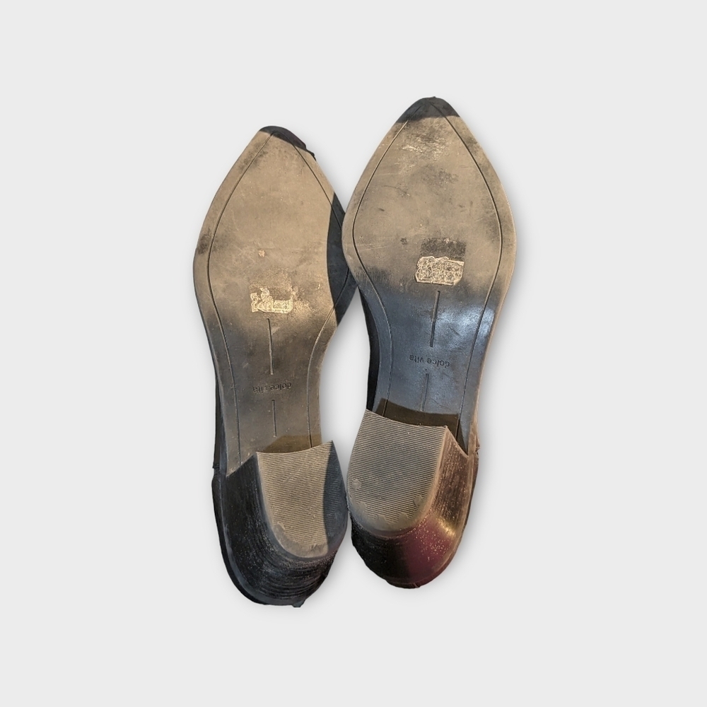 Dolce Vita Black Leather Python Effect Low Cut An… - image 3